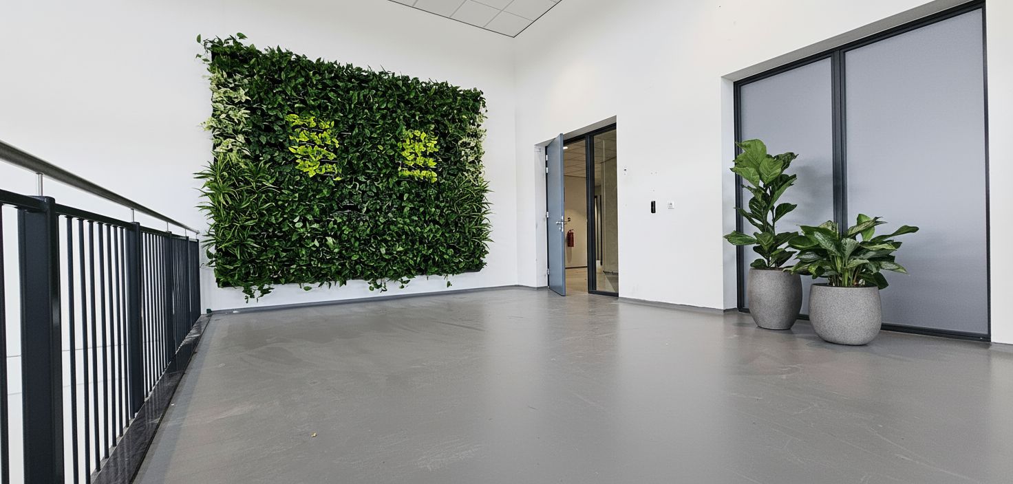 Plantenwand oplevering Almere